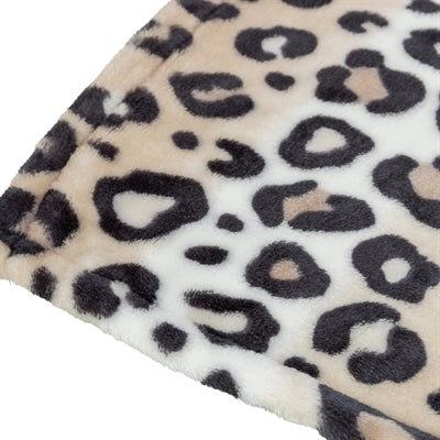 Trixie Hondendeken Leo Soft Pluche Creme / Panterprint