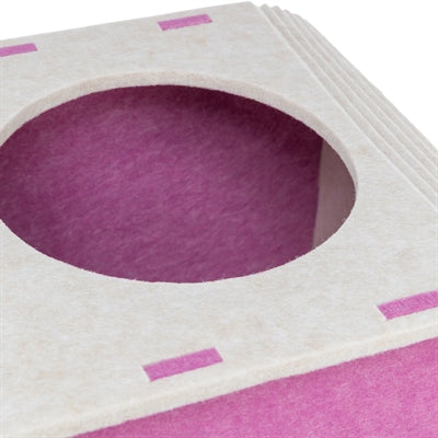 Trixie Speelbox Merle Vierkant Vilt Zand / Roze
